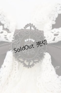 画像2: ALICE and the PIRATES / ロージアエンプレスリボンバレッタ  ブラウン O-25-09-12-009-PA-AC-IG-ZT0917D