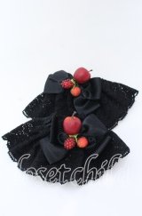 BABY,THE STARS SHINE BRIGHT / 赤いひとかけらのMarchenお袖留め  クロ O-25-09-12-010-BA-ZA-IG-ZT485-F002