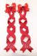 画像3: LOTUS ribbon / グログランリボンロングツインテールリボンバレッタ  アカ O-25-09-12-014-EL-AC-IG-OS (3)