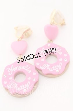 画像1: Angelic Pretty / カラフルDonutイヤリング  ピンク O-25-09-12-016-AP-AC-IG-OS