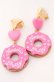 画像1: Angelic Pretty / カラフルDonutイヤリング  ピンク O-25-09-12-016-AP-AC-IG-OS (1)