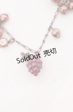 画像1: axes femme / ぶどうブレスレット  ピンクゴールド O-25-09-12-017-AX-AC-IG-ZT485-F003