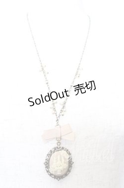 画像2: axes femme / 燭台カメオネックレス  ゴールド×ピンク O-25-09-12-019-AX-AC-IG-ZT0917D