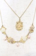 axes femme / ローズ2連ネックレス  ゴールド O-25-09-12-021-AX-AC-IG-OS