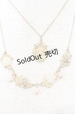 画像1: axes femme / ローズ2連ネックレス  ゴールド O-25-09-12-021-AX-AC-IG-OS