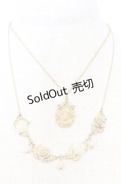 画像2: axes femme / ローズ2連ネックレス  ゴールド O-25-09-12-021-AX-AC-IG-OS