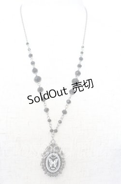 画像2: Sheglit / “Ulysses Rose“ネックレス  ブラック O-25-09-12-022-EL-AC-IG-ZT485-F003