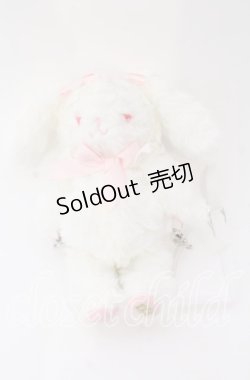 画像1: BABY,THE STARS SHINE BRIGHT / うさくみゃリュックミニミニ  シロ×ピンク O-25-09-12-026-BA-ZA-IG-OS