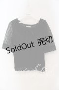 axes femme / 20thレース使いトップス F クロ O-25-09-13-035-AX-TO-OW-OS