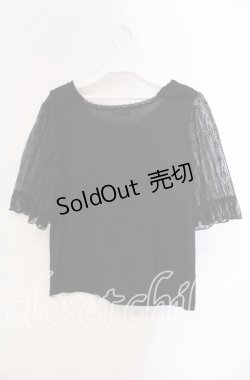 画像3: axes femme / 20thレース使いトップス F クロ O-25-09-13-035-AX-TO-OW-OS