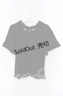 画像1: axes femme / 吸水速乾プチスタンドリブプルオーバー F クロ O-25-09-13-038-AX-TO-OW-OS