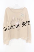 PINK HOUSE / ピンクコテージチャームptカットソー 3（M） ベージュ O-25-09-13-040-LO-TO-OW-OS