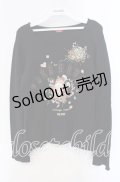 PINK HOUSE / ピンクコテージチャームptカットソー 3（M） クロ O-25-09-13-042-LO-TO-OW-OS