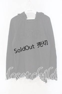 画像1: PINK HOUSE / ローズレース使いパーカー M チャコールグレー O-25-09-13-046-LO-TO-OW-OS