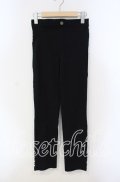 axes femme / 裾レースストレッチスキニー M クロ O-25-09-13-052-AX-PA-OW-OS