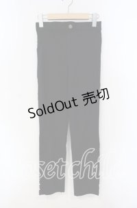 axes femme / 裾レースストレッチスキニー M クロ O-25-09-13-052-AX-PA-OW-ZT276