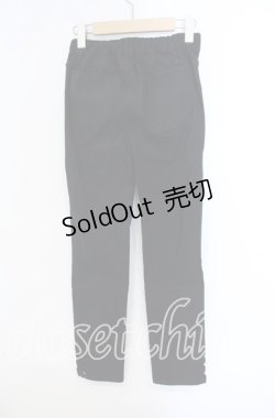 画像3: axes femme / 裾レースストレッチスキニー M クロ O-25-09-13-052-AX-PA-OW-ZT276