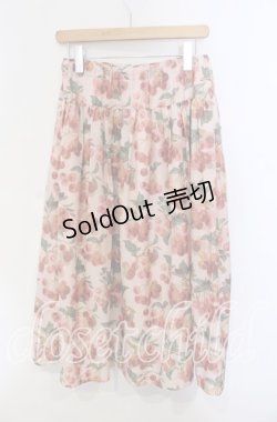 画像3: Jane Marple Dans Le Salon / Winter cherries panel skirt M ピンク系 O-25-09-13-067-JM-SK-IG-OS