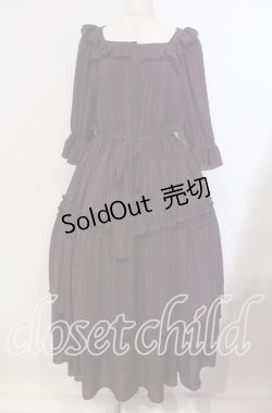 画像1: Physical Drop / 前釦スクエアドレス  パープル O-25-09-13-071-LO-OP-OW-OS