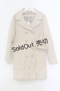 Fi.n.t / ダブル釦レトロジャケットコート  ベージュ O-25-09-13-007-CA-CO-IG-ZT-C022