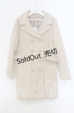 画像1: Fi.n.t / ダブル釦レトロジャケットコート  ベージュ O-25-09-13-007-CA-CO-IG-ZT-C022