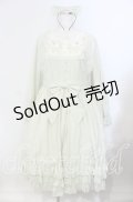 草莓巫女 Nelly / コットン刺繍 ロリィタドレス ワンピース XXL 若草 O-25-09-13-075-LO-OP-OW-OS