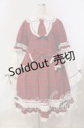 LIEF / LIEF in The Dreamワンピース XL レッドタータン O-25-09-13-076-LO-OP-OW-OS