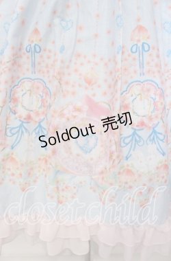 画像4: BABY,THE STARS SHINE BRIGHT / はなもも Shangri-La柄ワンピース  サックス O-25-09-13-077-BA-OP-IG-OS