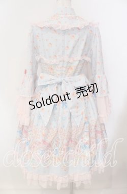 画像6: BABY,THE STARS SHINE BRIGHT / はなもも Shangri-La柄ワンピース  サックス O-25-09-13-077-BA-OP-IG-OS