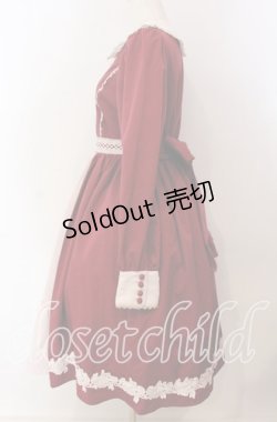 画像3: axes femme kawaii / 童話の小公女ワンピース M ワイン O-25-09-13-078-AX-OP-OW-OS