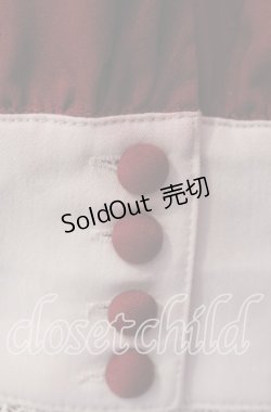 画像4: axes femme kawaii / 童話の小公女ワンピース M ワイン O-25-09-13-078-AX-OP-OW-OS