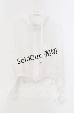 画像1: axes femme / ポケット付シアーパーカー F キナリ O-25-09-13-079-AX-TO-OW-ZT0916B