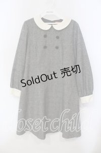 Fi.n.t / グレンチェックワンピース  グレー O-25-09-13-084-CA-OP-IG-ZT093