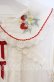 画像2: 包子猪Lolita / Strawberry Orchard 苺の刺繍半袖ブラウス XXL アイボリー×アカ O-25-09-13-085-LO-BL-OW-OS (2)