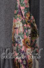 画像2: 【SALE】Jane Marple Dans Le Salon / T-cloth・Poppy amelie dress ドレス M グレー×ピンク O-25-09-13-092-JM-OP-IG-ZT100 (2)
