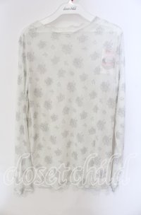 m petit by misako / 花柄シアープルオーバー M アイボリー O-25-09-13-103-LO-TO-OW-ZT099