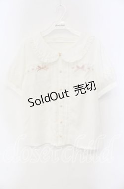 画像1: LIZ LISA / レースパフブラウス 0 アイボリー O-25-09-13-104-LO-BL-OW-OS