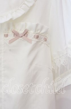 画像2: LIZ LISA / レースパフブラウス 0 アイボリー O-25-09-13-104-LO-BL-OW-OS