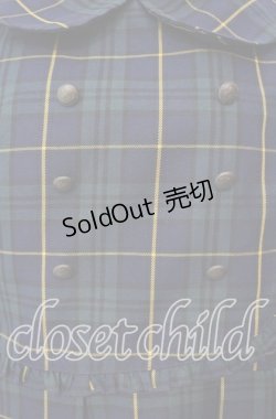 画像2: FLC / チェック柄ボックスプリーツワンピース 3L グリーン O-25-09-13-107-LO-OP-OW-ZT0916B