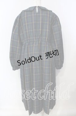 画像3: FLC / チェック柄ボックスプリーツワンピース 3L グリーン O-25-09-13-107-LO-OP-OW-ZT0916B