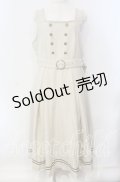 【SALE】Kurumi Collaboration / マリンアカデミアジャンパースカート 4L アイボリー O-25-09-13-110-LO-OP-OW-ZT097