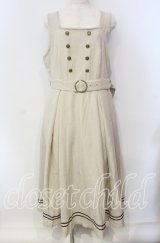 Kurumi Collaboration / マリンアカデミアジャンパースカート 4L アイボリー O-25-09-13-110-LO-OP-OW-ZT097