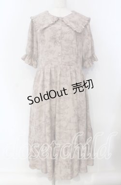 画像1: m petit by misako / トワルドジュイセーラーワンピース 3L ピンク O-25-09-13-112-LO-OP-OW-ZT0916B