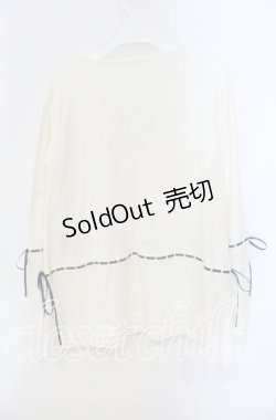 画像4: axes femme / sajou刺繍入ニットカーデ  生成り O-25-09-13-013-AX-TO-IG-OS