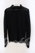 axes femme / 花柄総レースインナー  クロ O-25-09-13-019-AX-BL-IG-OS