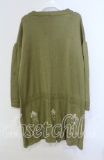 画像3: 【SALE】axes femme / ブーケ刺繍ロングニットカーディガン M グリーン O-25-09-13-021-AX-TO-IG-ZT061 (3)
