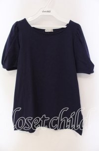 axes femme / レース襟set Tシャツ【Tシャツ単品】 M ネイビー O-25-09-13-027-AX-TS-IG-ZT082
