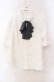 画像1: an another angelus / ドレープタイ付きシャツ F シロ×グレー O-25-09-13-028-CA-BL-OW-OS (1)