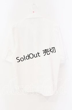 画像2: an another angelus / ドレープタイ付きシャツ F シロ×グレー O-25-09-13-028-CA-BL-OW-OS