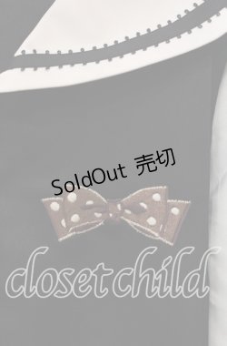 画像2: 【SALE】Shirley Temple / カトラリージャケット  クロ×アイボリー O-25-09-13-029-ET-JA-IG-ZT378